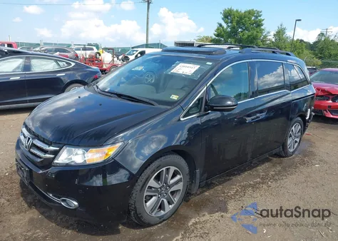 2016 Honda Odyssey Touring/Touring Elite z USA, uszkodzony, nr VIN 5FNRL5H9XGB054870